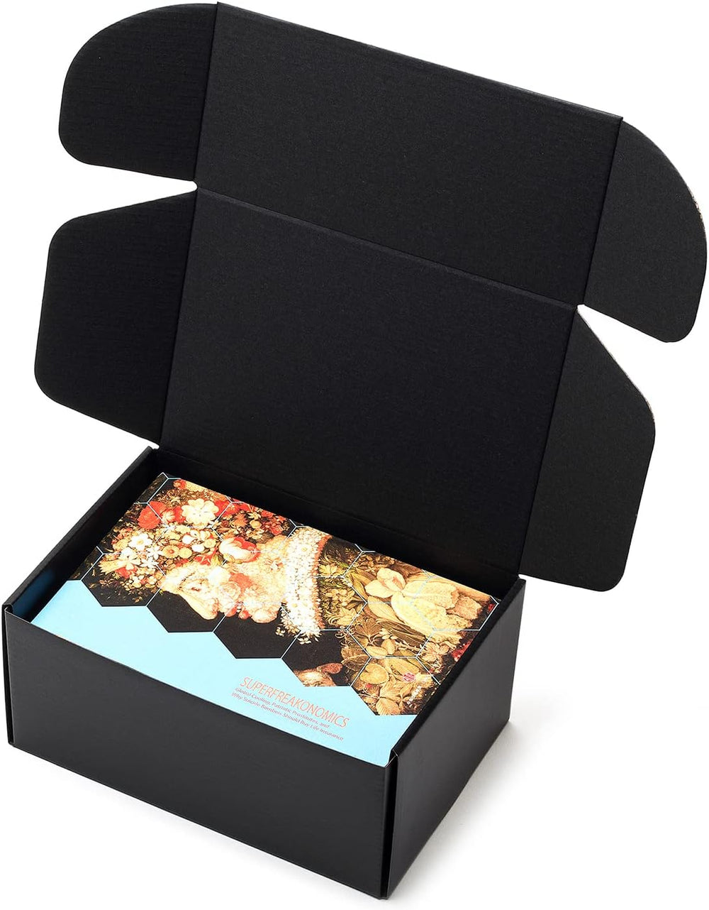 Timirog 9x6x4 Inches Black Shipping Boxes 25 Pack Corrugated Cardboard