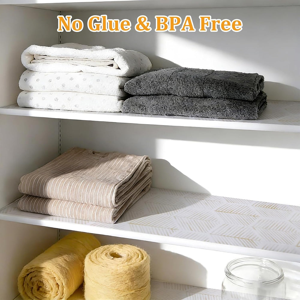 Drawer and Shelf Liner for Kitchen Cabinet, Cupboard, Desks, Pantry, Tool Box...