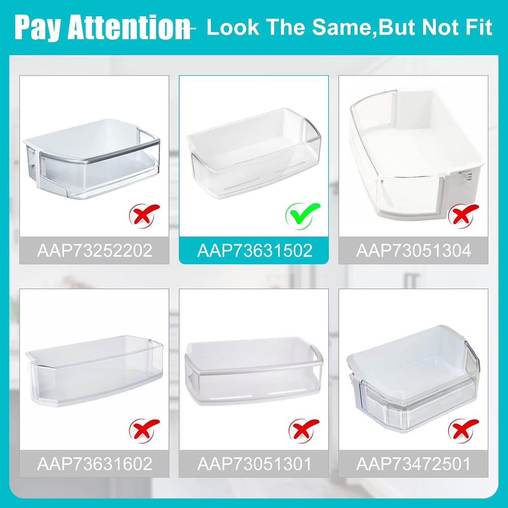 AAP73631502 Refrigerator Door Shelf Basket Bin (Top Right) Compatible with lg...