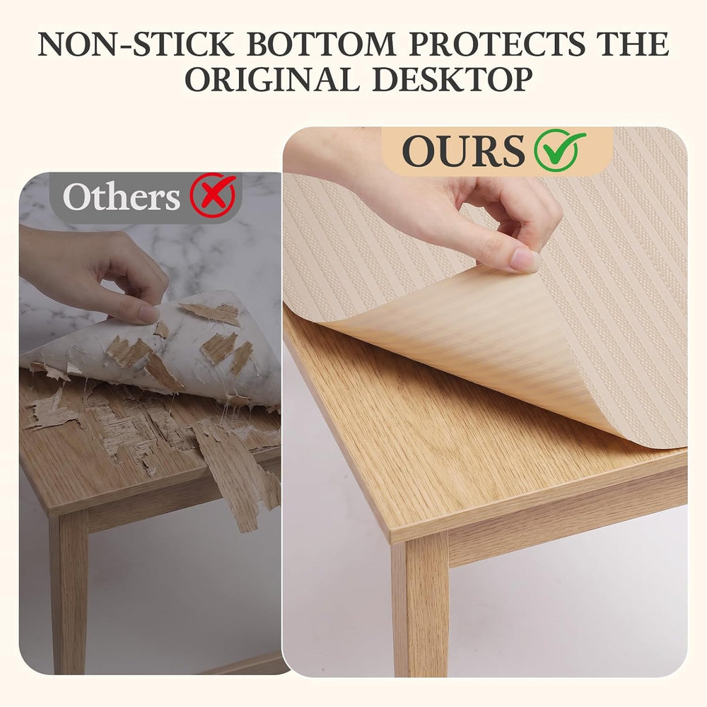 Shelf Liners for Kitchen Cabinets, 23.6 X 236.2 Inches Durable Pantry Shelvin...