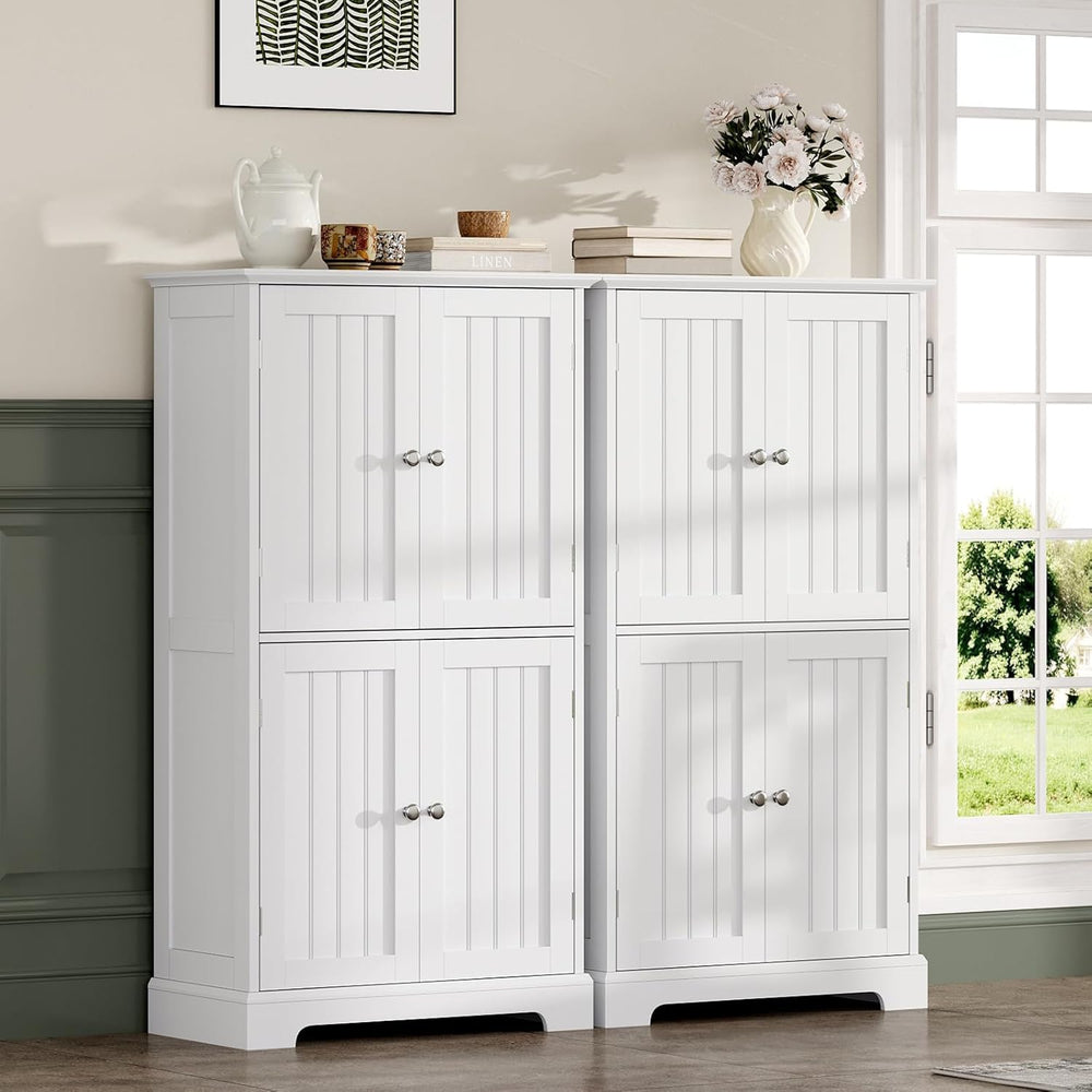 ChooChoo Bathroom Floor Cabinet with Adjustable Shelves