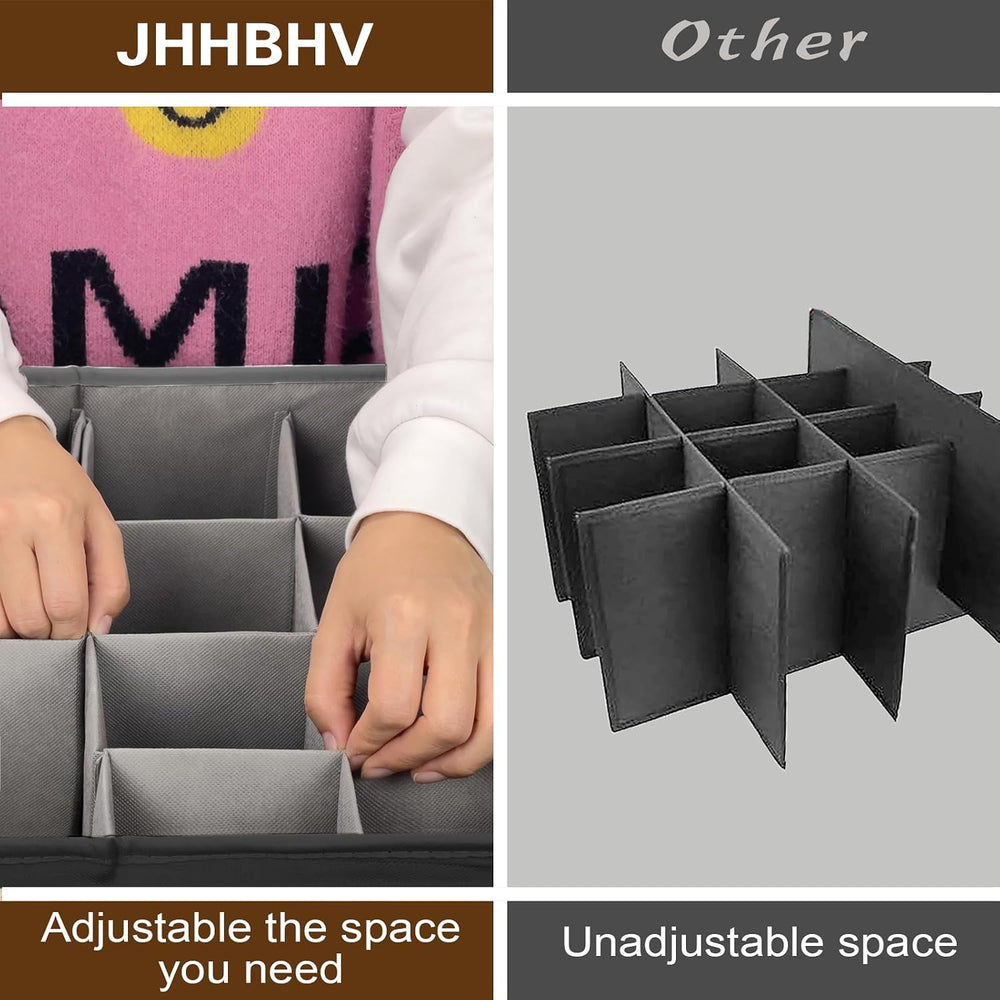 1 Pack Shoe Organizer for Closet with Adjustable Divider Shoe Storage Box
