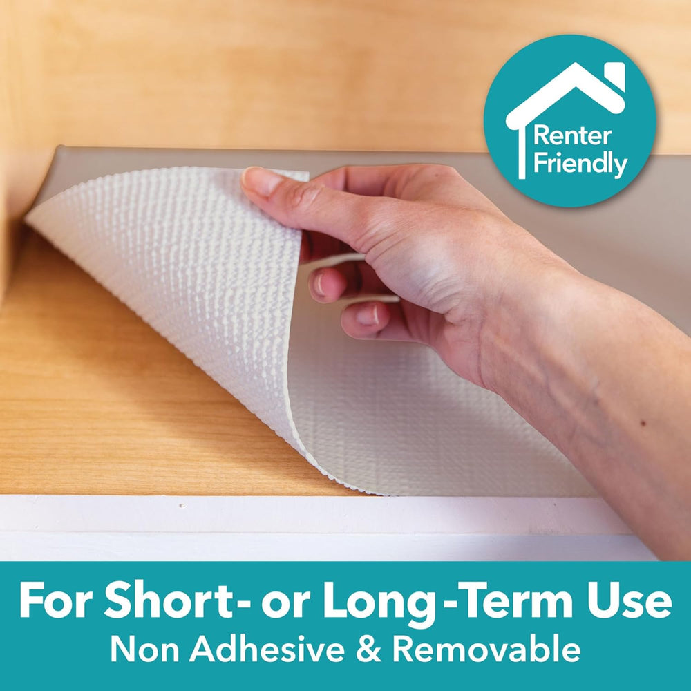 Smooth Top EasyLiner for Cabinets & Drawers, Easy to Install, Shelf Paper...