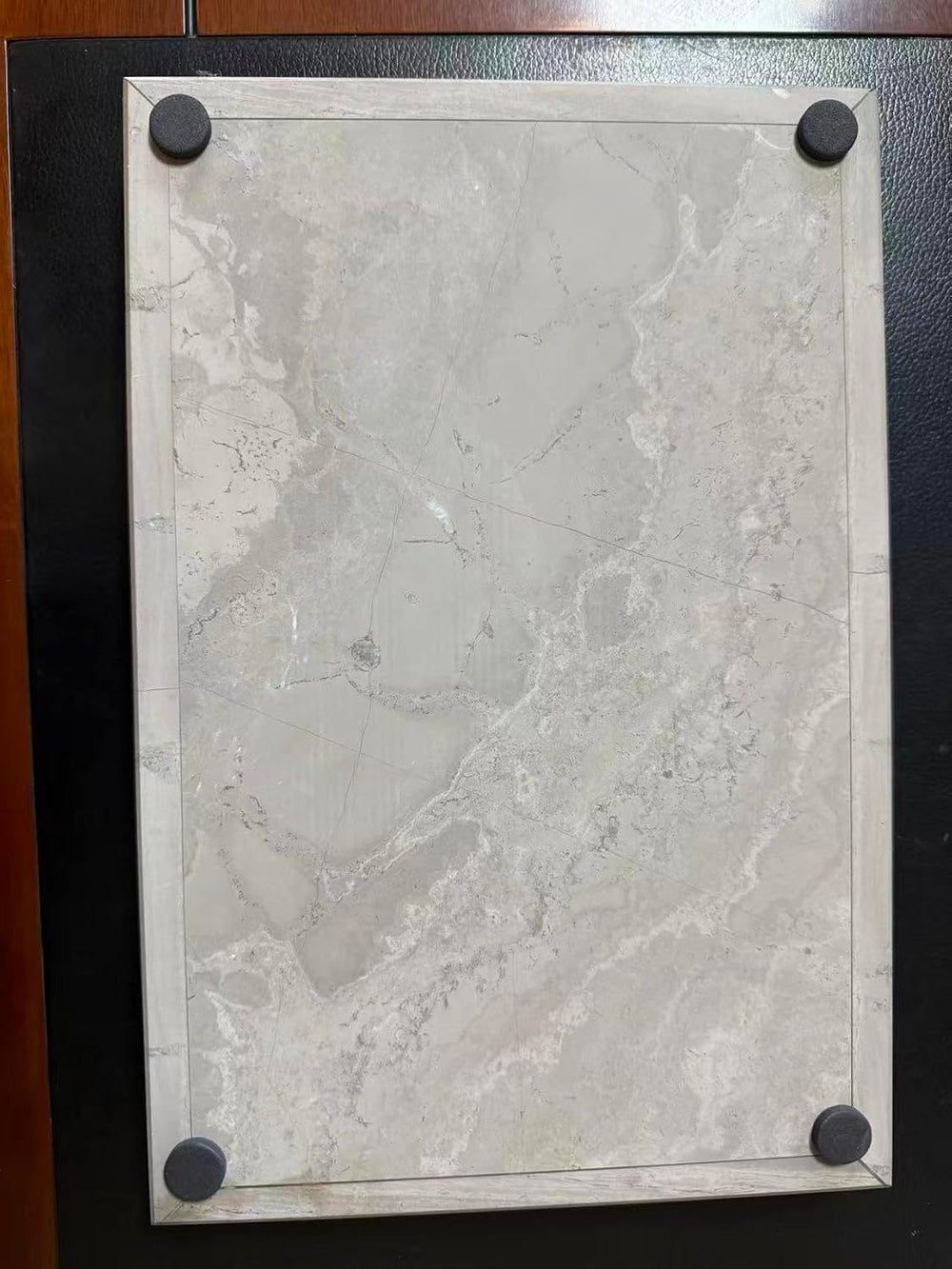 Pure Natural Marble Tray for Bathroom, Dresser, Sink. Cosmetics, toiletries, ...