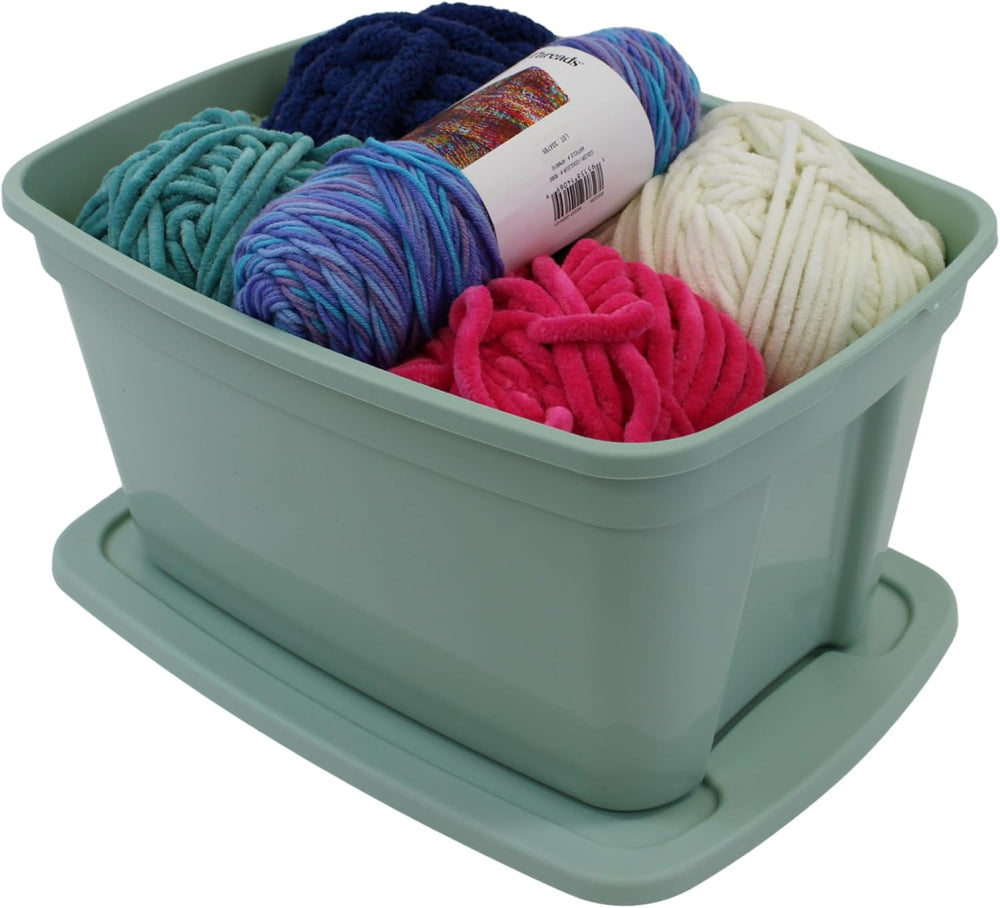 Edge Plastics Classic Storage Tote, durable storage in for home or garage wit...