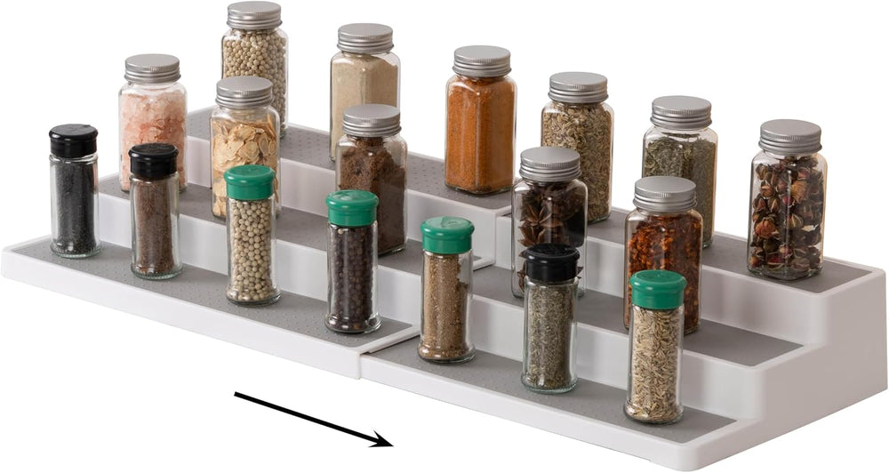 SIMPLEMADE 3-Tier Spice Rack Organizer - Versatile Storage Shelf for Kitchen,...
