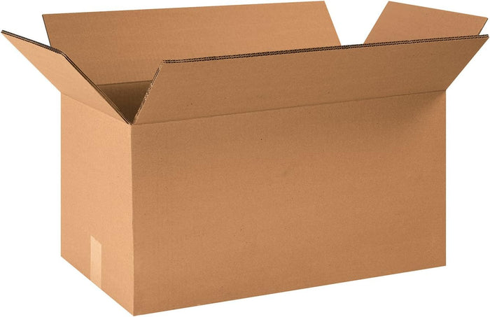 Box USA Double Wall Shipping Boxes Medium 24"L x 12"W x 12"H 15-Pack - Corrugated Cardboard Box for Moving, Mailing, Packing, Packaging and Storage