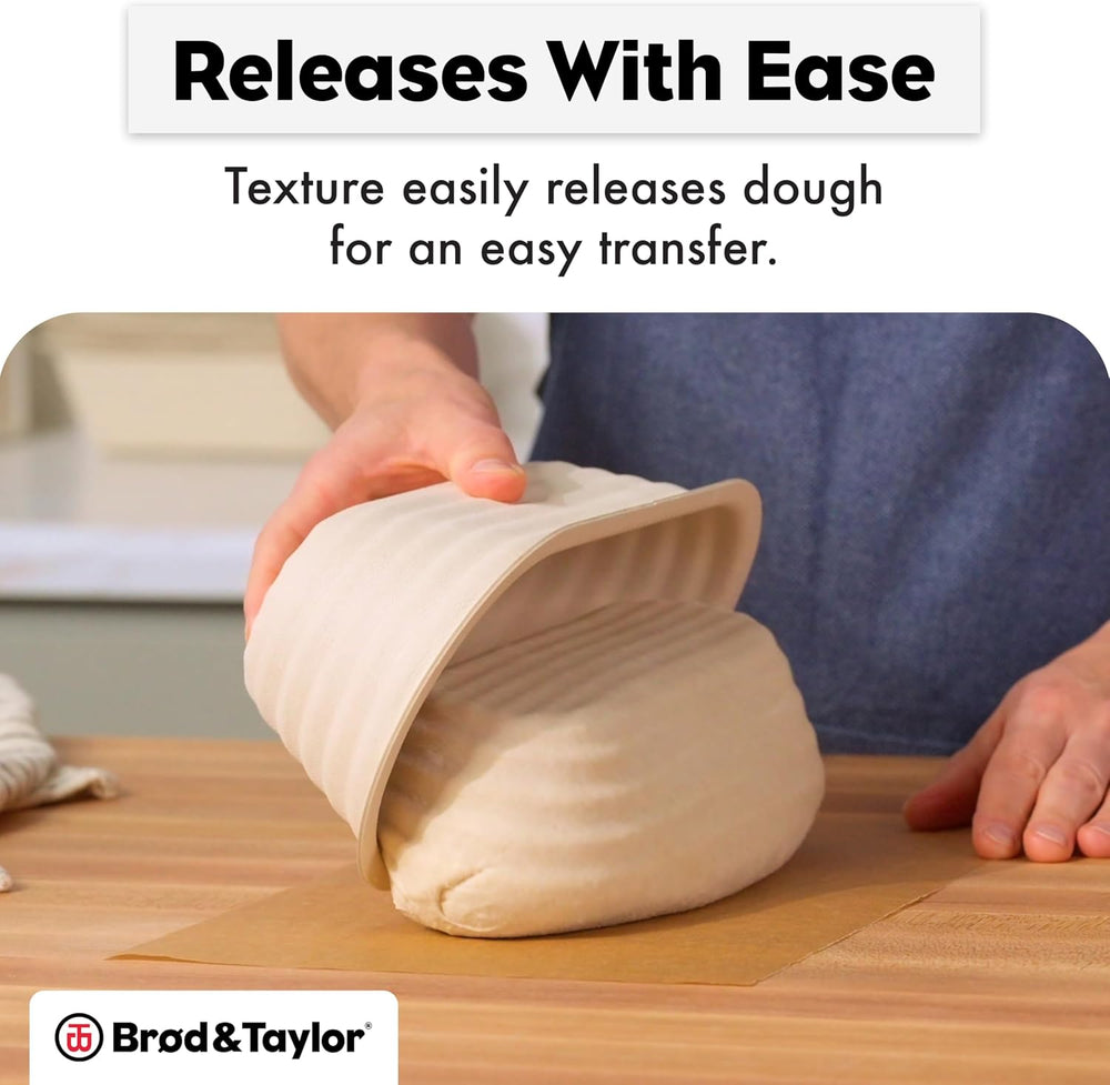 Brod & Taylor Banneton Boule 8.5” Proofing Basket for Sourdough & Art...