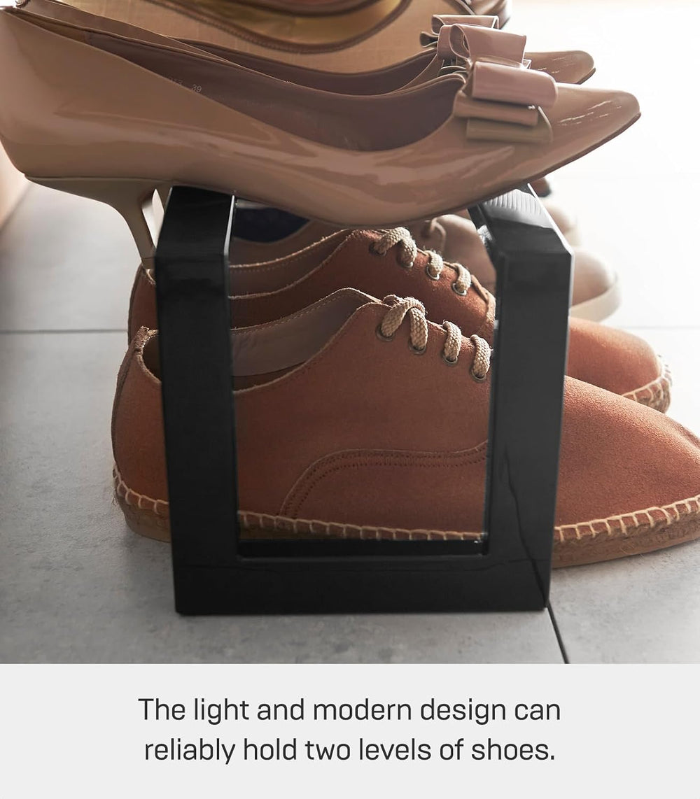 YAMAZAKI Home Line Expanding Shoe Rack, Metal, Adjustable - Single, 6" -...