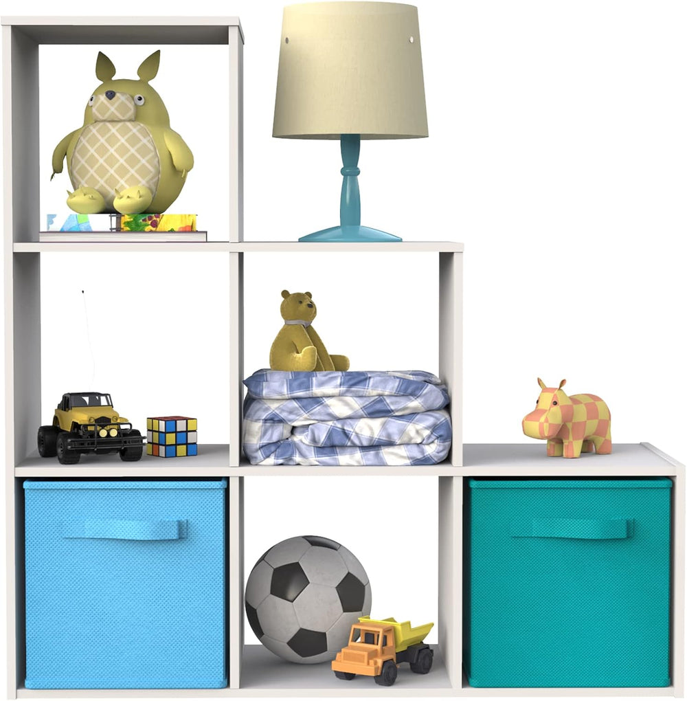 ClosetMaid Cubeicals 3-2-1 Cube Storage Shelf Organizer Bookshelf, 3 Tier, St...