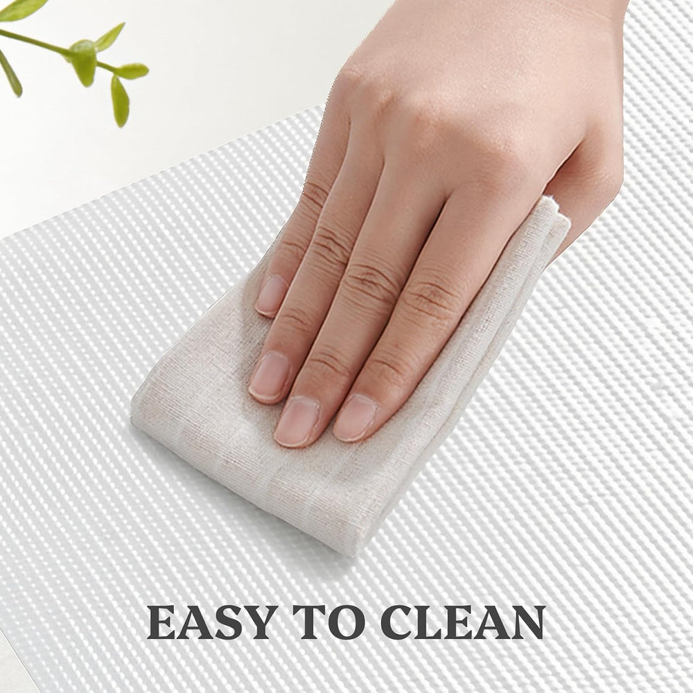Drawer and Shelf Liner, Non Adhesive Cabinet Liner, Waterproof Washable Mats ...