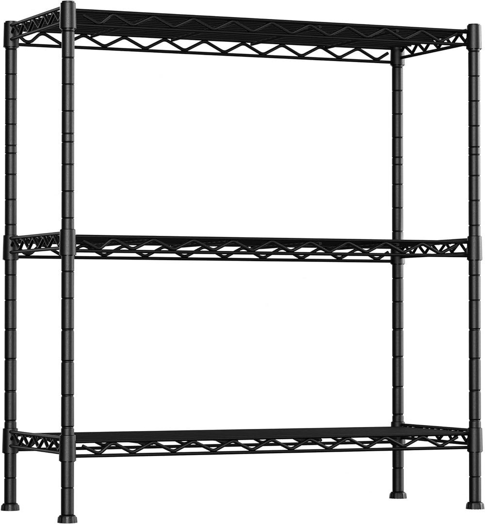 Soywey 3-Shelf Adjustable Heavy Duty Storage Shelves,36" Wx14 Dx35.8 H M...