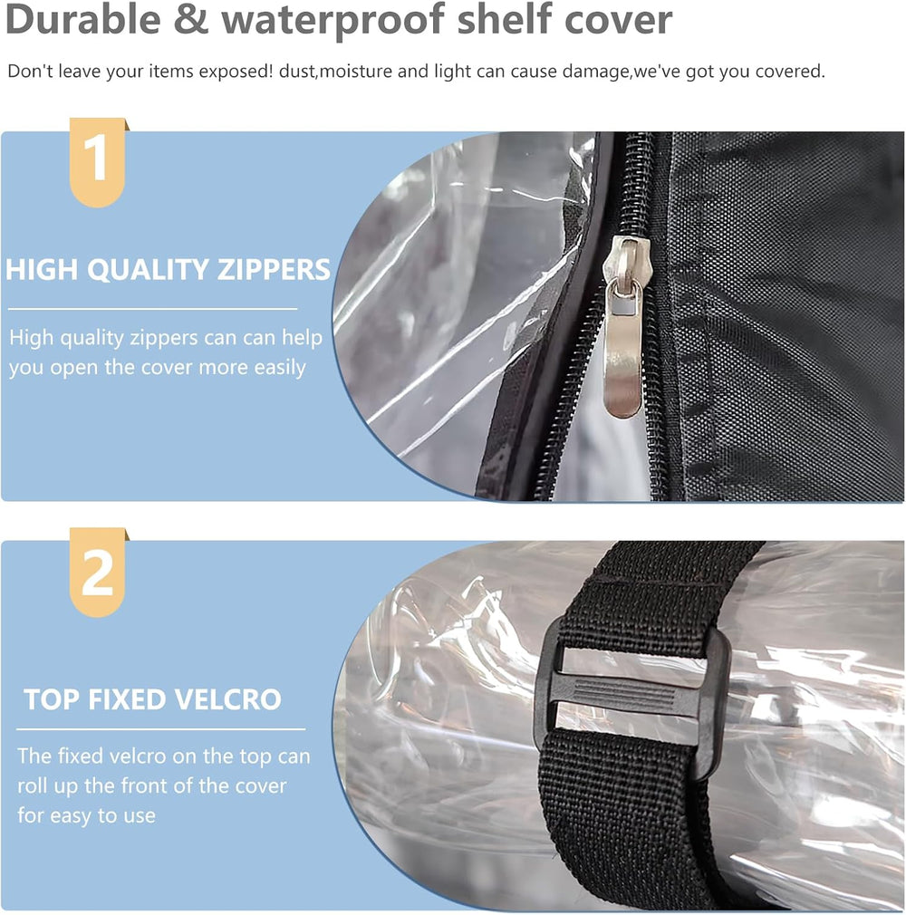 Waterproof Shelf Cover,Outdoor 600D Heavy Duty Dustproof Storage Shelves Cove...