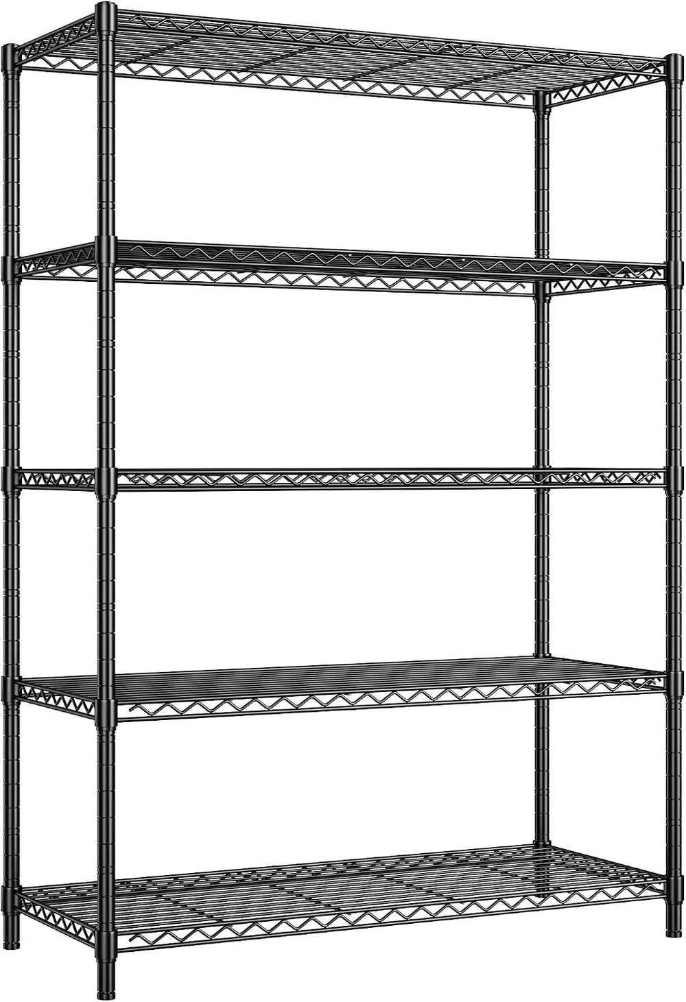 REIBII 72''H Metal Shelving 5-Tier Storage Shelves,1100lbs, Kitchen P...