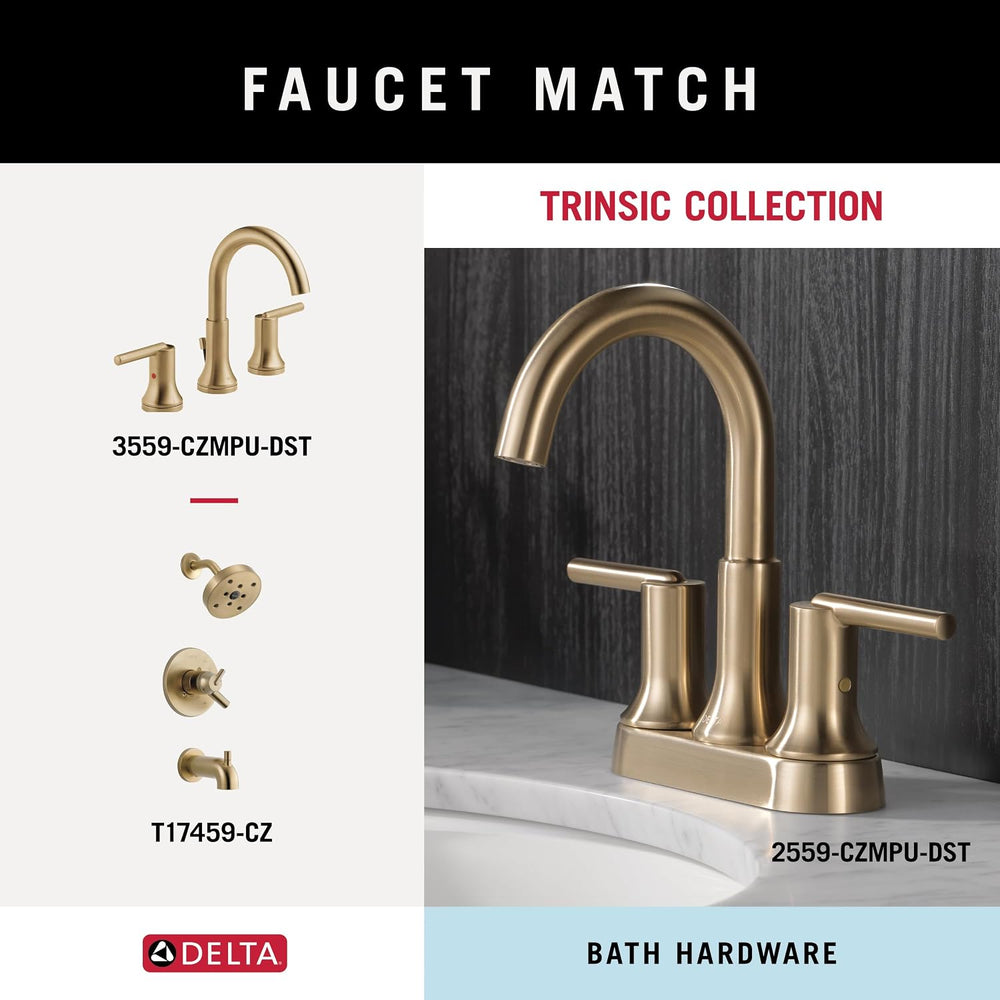 Delta 759240-CZ Trinsic 24 in. Towel Bar in Champagne Bronze
