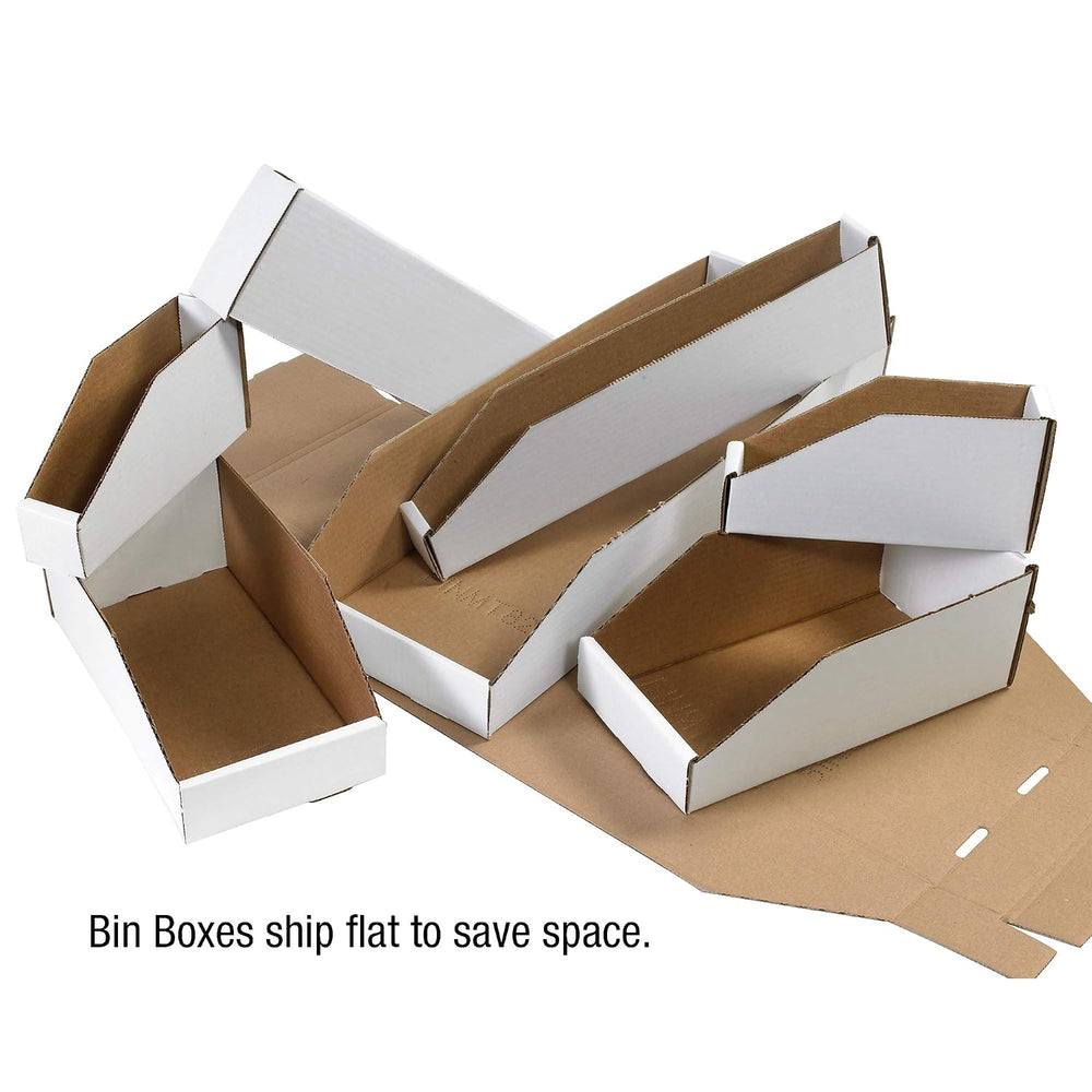 Box USA Storage Bins Medium 10"L x 18"W x 4 1/2"H 25-Pack - Co...