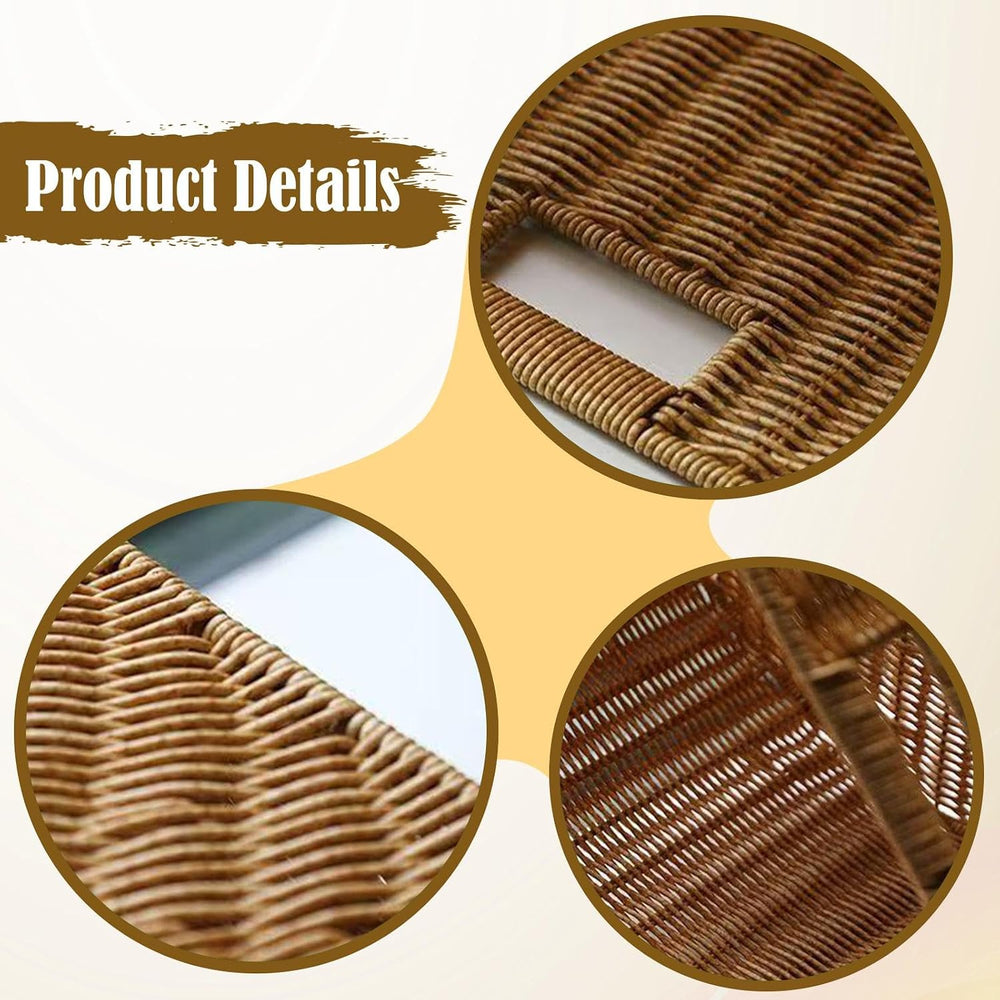 Corner Storage Basket Triangle Storage Box Sturdy Space Saving Fan Shape Narr...