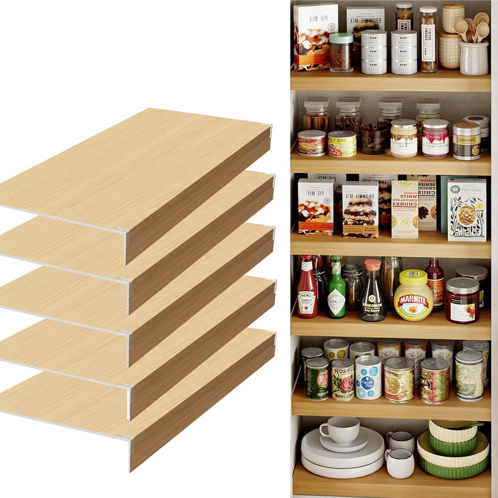 Wire Rack Covers for Shelves, 5 Pcs PVC Wire Shelf Covers for Pantry Kitchen ...