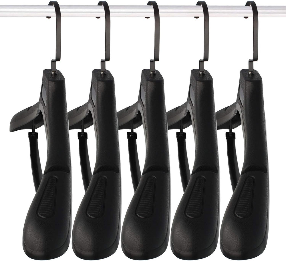 DEDU Suit Hangers for Men 15 Pack, Jacket Hangers Plastic Extra Wide Shoulder...