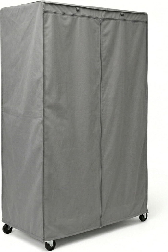 Formosa Covers Premium Wire Shelf Cover - Perfect Fit for Wire Shelving - Versatile Shelf Covers Protects & Organize - Ideal for Outdoor Storage Shelf - Wire Rack Cover - 48Wx18Dx72H Inches - Grey