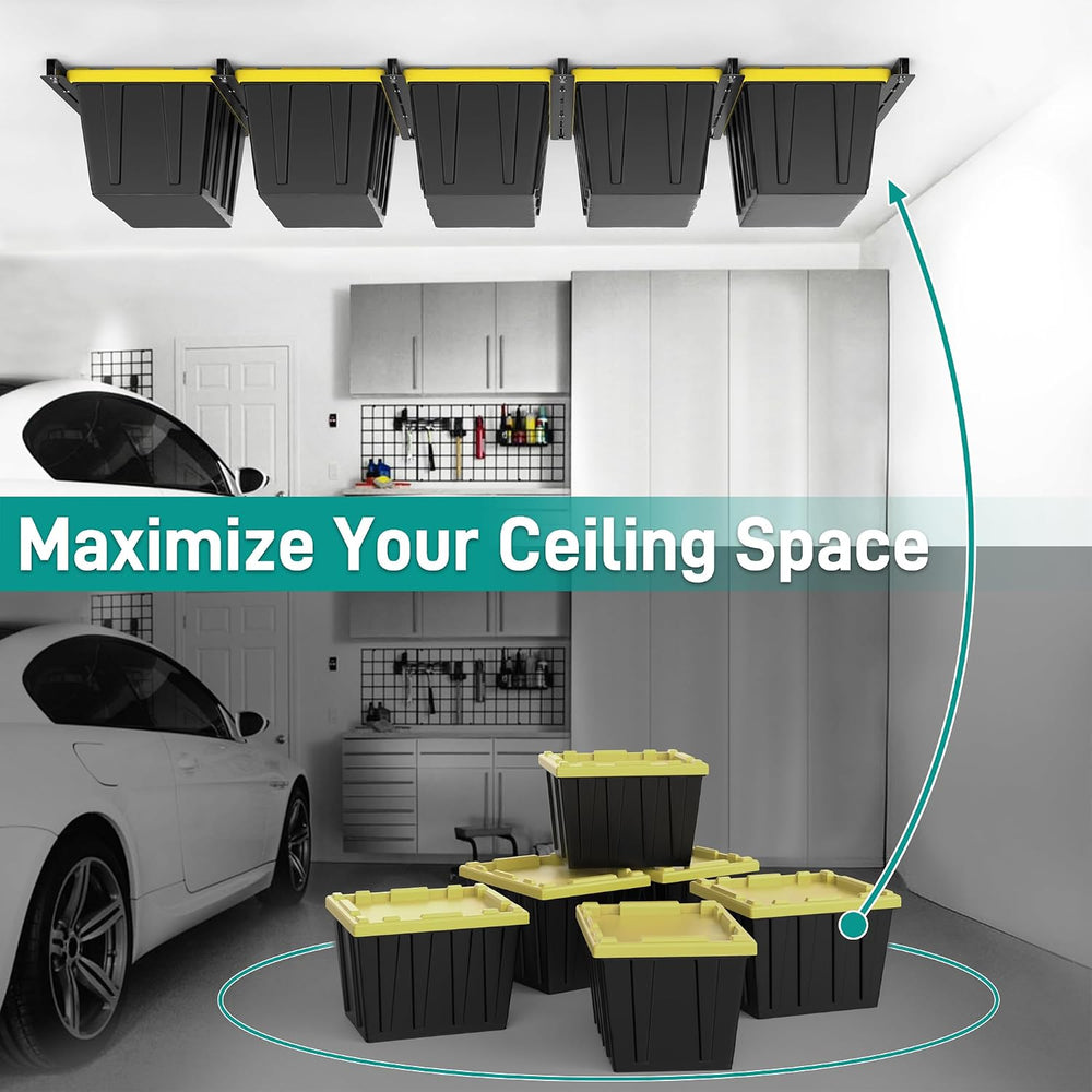 Ceiling Storage Rack, Heavy Duty Overhead Garage Storage Rack