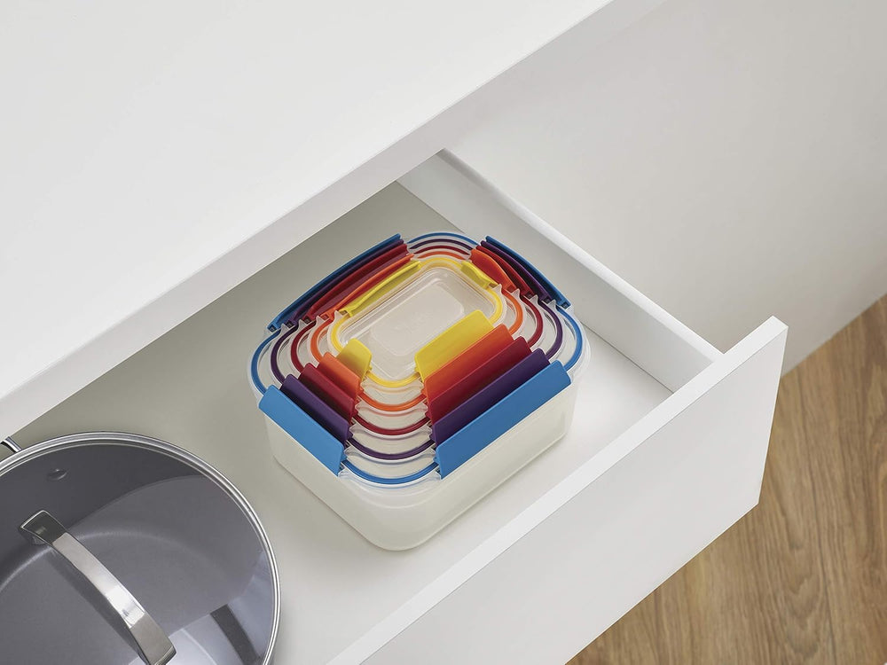 Joseph Joseph Nest Lock Airtight Leakproof Food Containers, 10-Piece Set