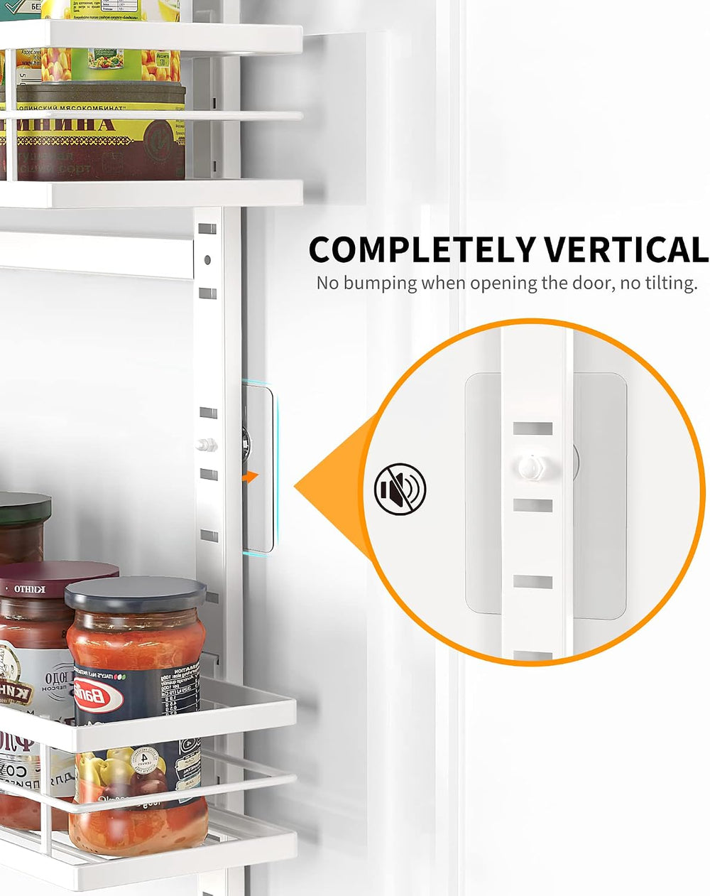 Moforoco White 9-Tier Over The Door Pantry Organizer, Pantry Organization And...