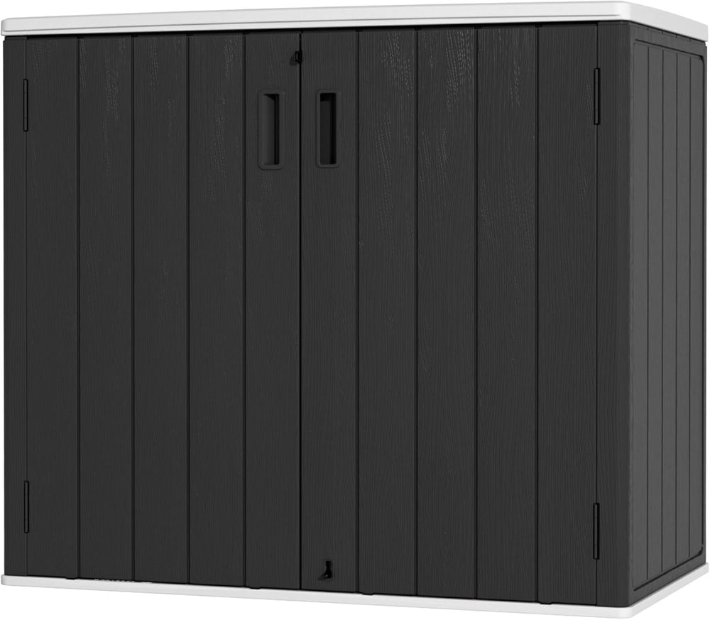 Mrosaa Large Outdoor Storage Box,Resin Sheds&Outdoor Storage Waterproof/L...