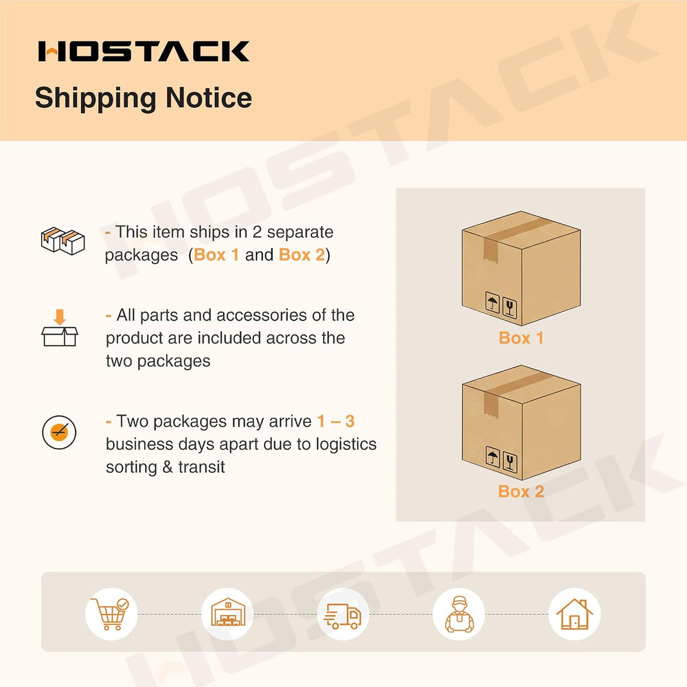 HOSTACK 55" W Pantry Cabinet, 71" Tall Kitchen Hutch Storage Cabine...