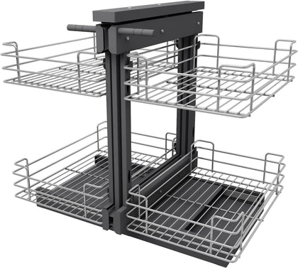 VADANIA Blind Corner Pull Out Organizer for 36" Cabinet, Soft Close