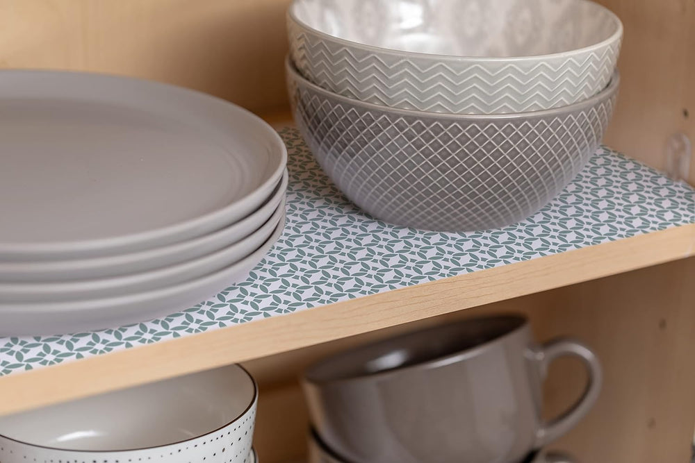 EasyLiner Adhesive Shelf Liner for Cabinets & Cupboards - Easy-to-Install...