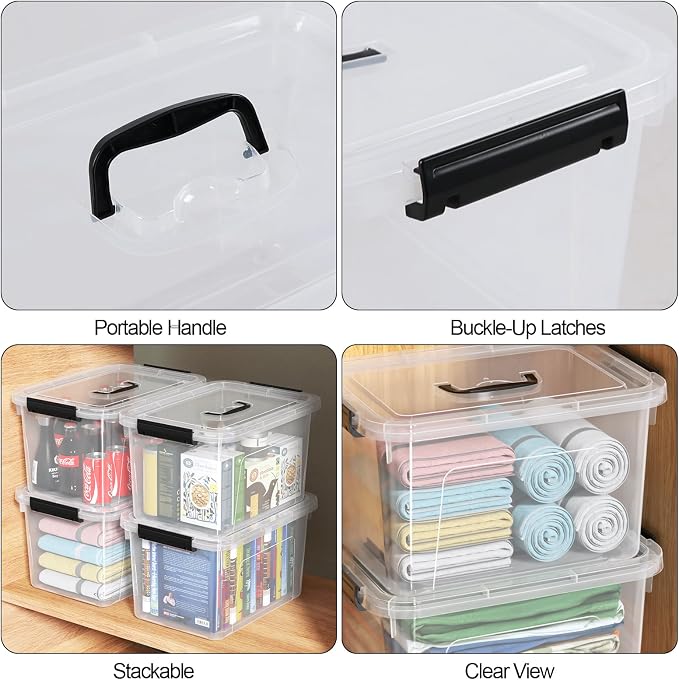 18 Quart Plastic Storage Bins