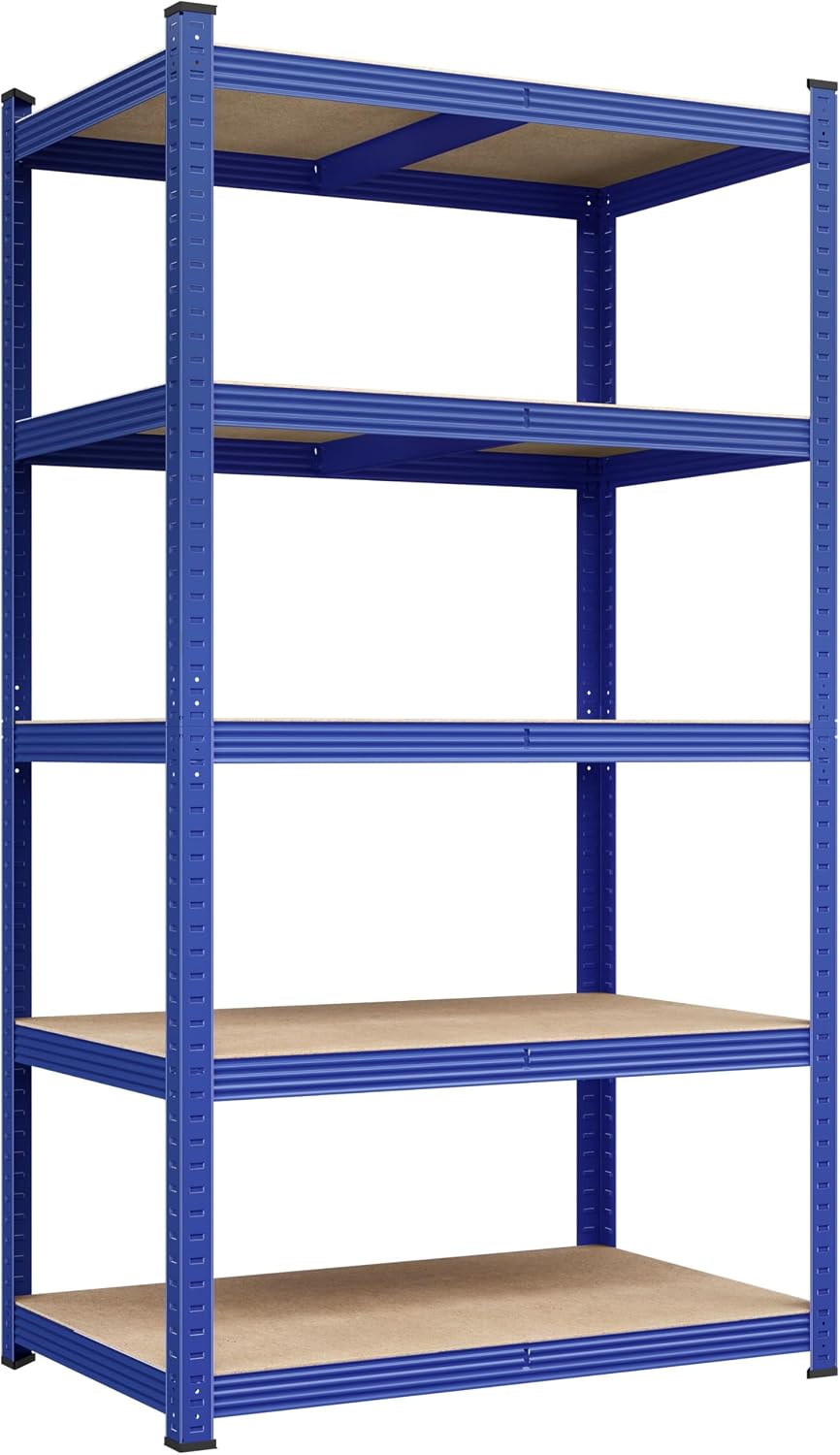 Yaheetech 5-Tier Heavy Duty Storage Shelves 35.5" W x 16" D x 71&qu...