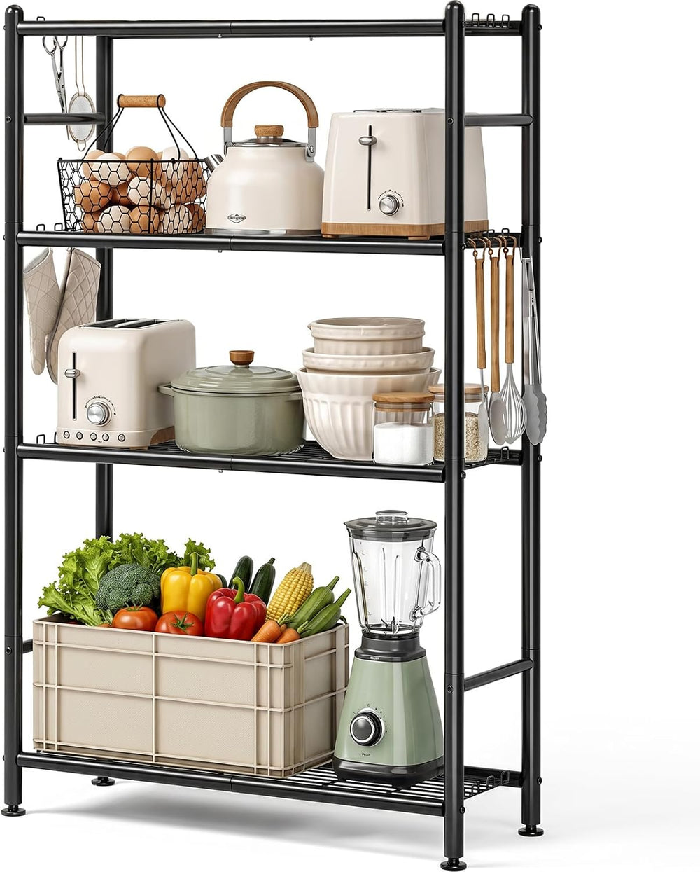 Metal Wire Storage Shelves, Kitchen Pantry Closet Storage Organizer