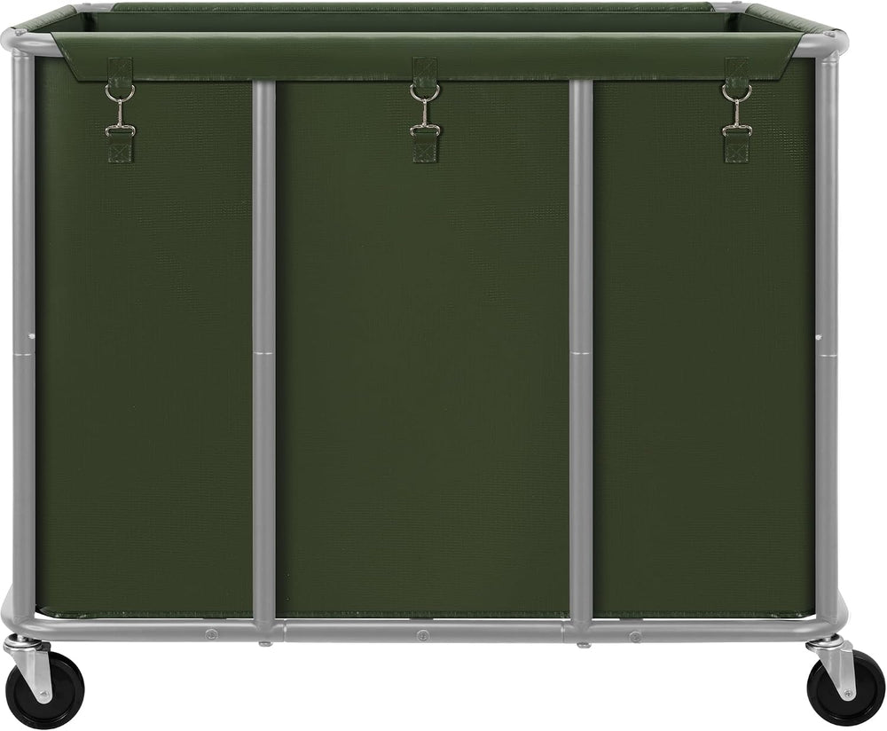 STO STO Commercial Laundry Cart with Lockable Wheels, Large 420L Industrial R...