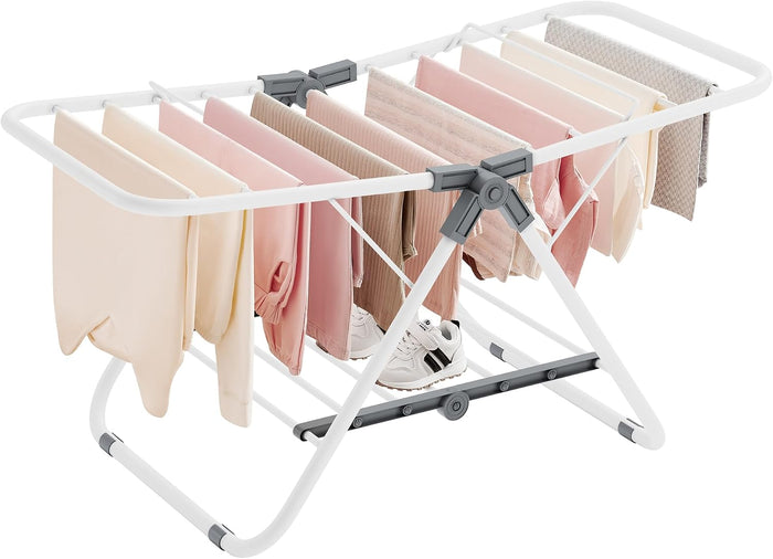 SONGMICS Clothes Drying Rack, Free-Standing Indoor Airer