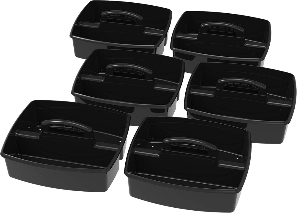Storex 2-Compartment Large Cleaning Caddy – Multipurpose Supply Organizer wit...