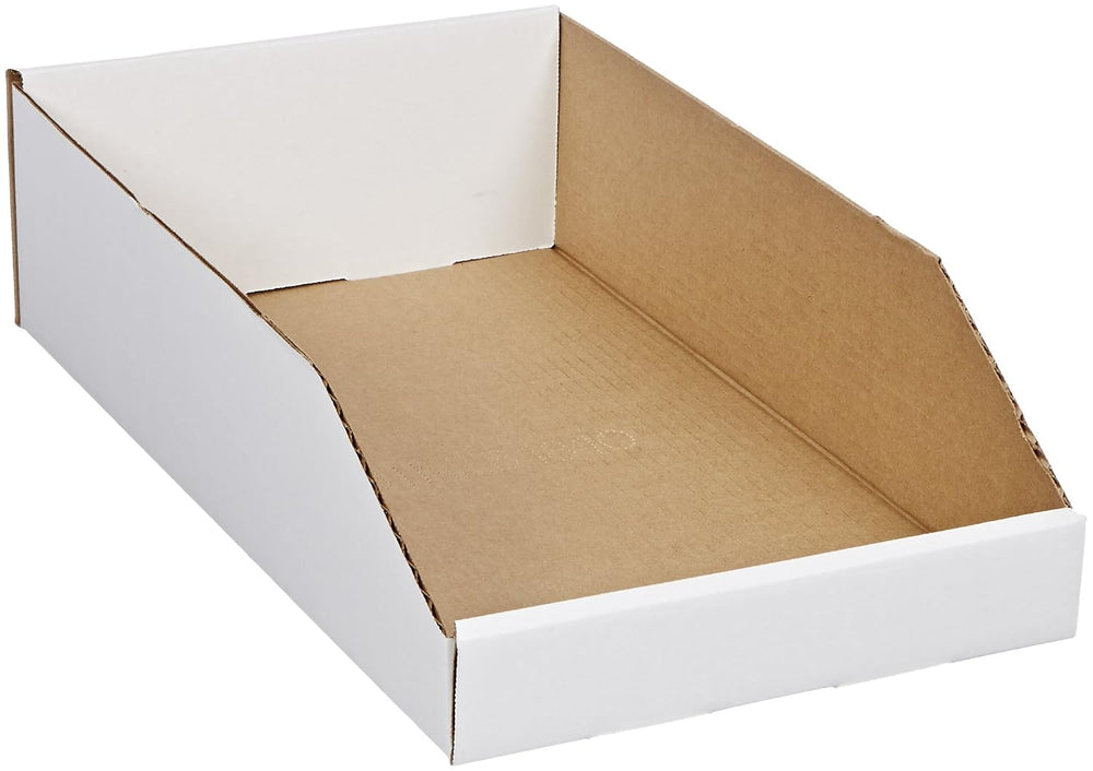 Box USA Storage Bins Medium 10"L x 18"W x 4 1/2"H 25-Pack - Co...
