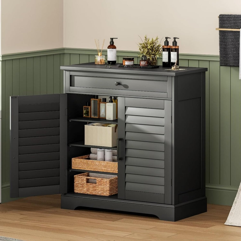 ChooChoo Bathroom Storage Cabinet with Drawer and 2 Doors