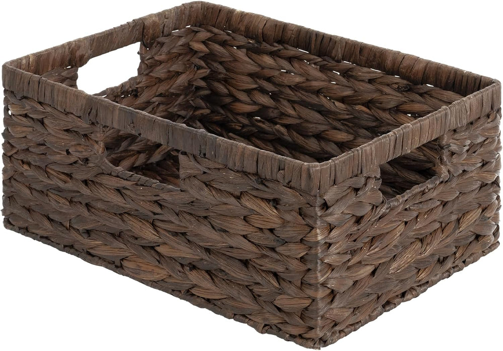 StorageWorks Wicker Storage Baskets,Decorative Baskets for Home Decor,1Pack