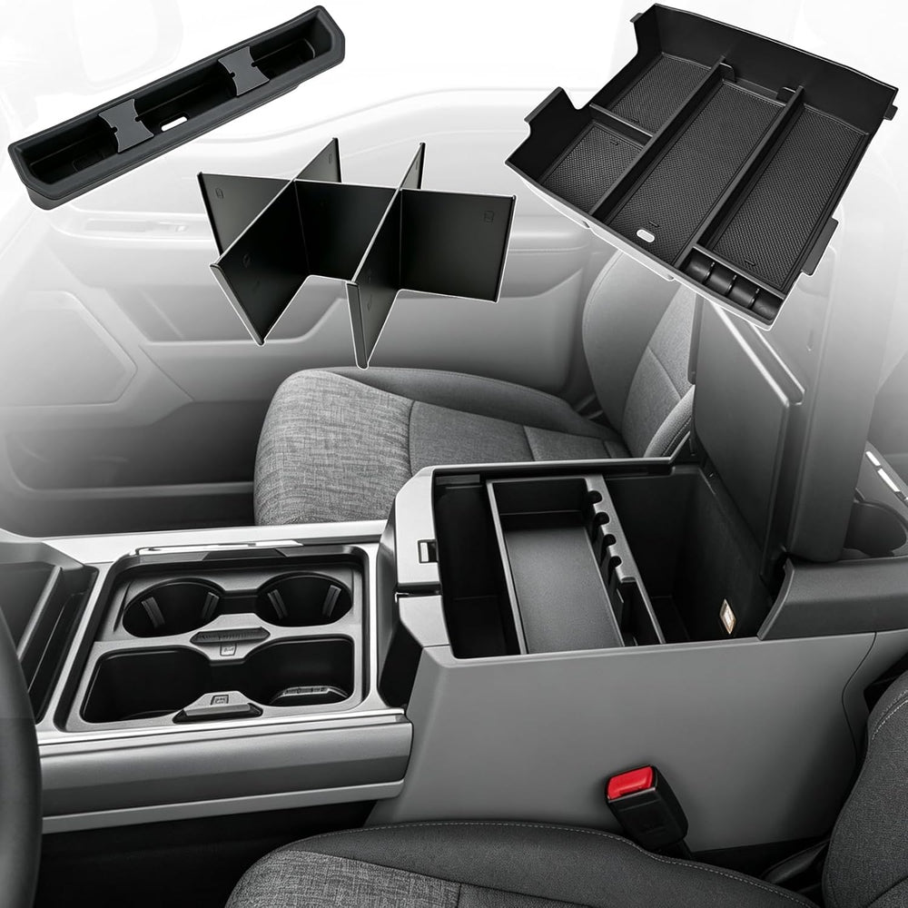 Center Console Organizer for 2023-2026 Ford F250-F550 Super Duty