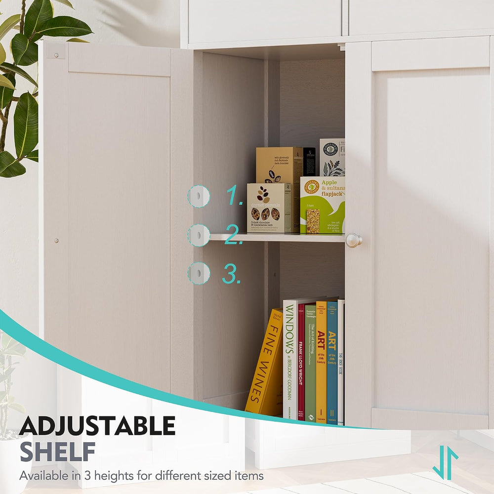 Vongrasig Bathroom Storage Cabinet, 42.5" H Freestanding Floor Cabinet