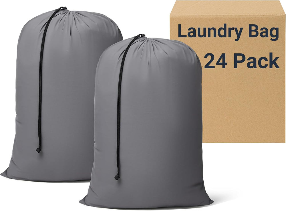 ZPECC Bulk Travel Laundry Bag,Extra Large Heavy Duty Laundry Bags 24 Pack,Was...