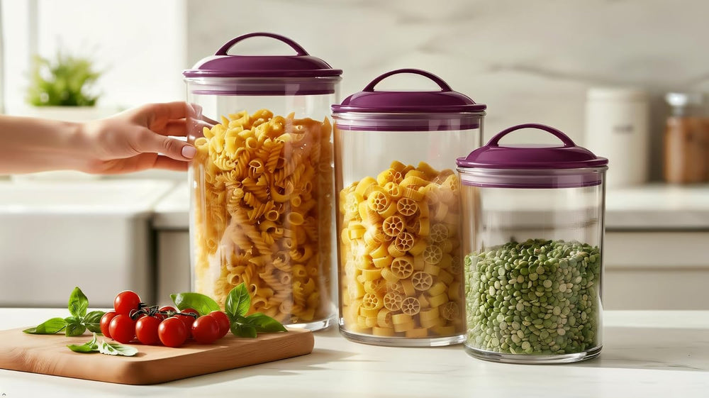Reston Lloyd Food Storage Containers, BPA Free Airtight Canisters for Cereal,...
