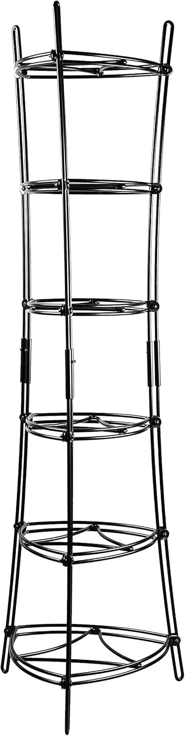 Lodge Cookware Storage Tower 6-Tier Storage Rack, Matte Black