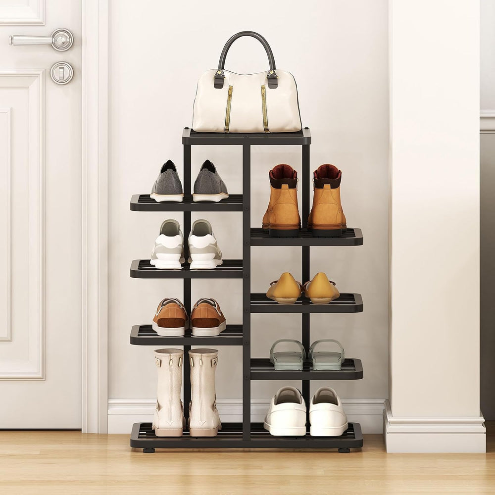 5-Tier Shoe Rack for Entryway,Metal Shoe Organizer, Large Capacity Shoe Stora...