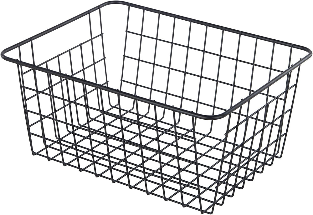 JUNCHU CHERRY 【Extra Large】Wire Kitchen Storage Basket 4 Packs,Perfect Pantry...