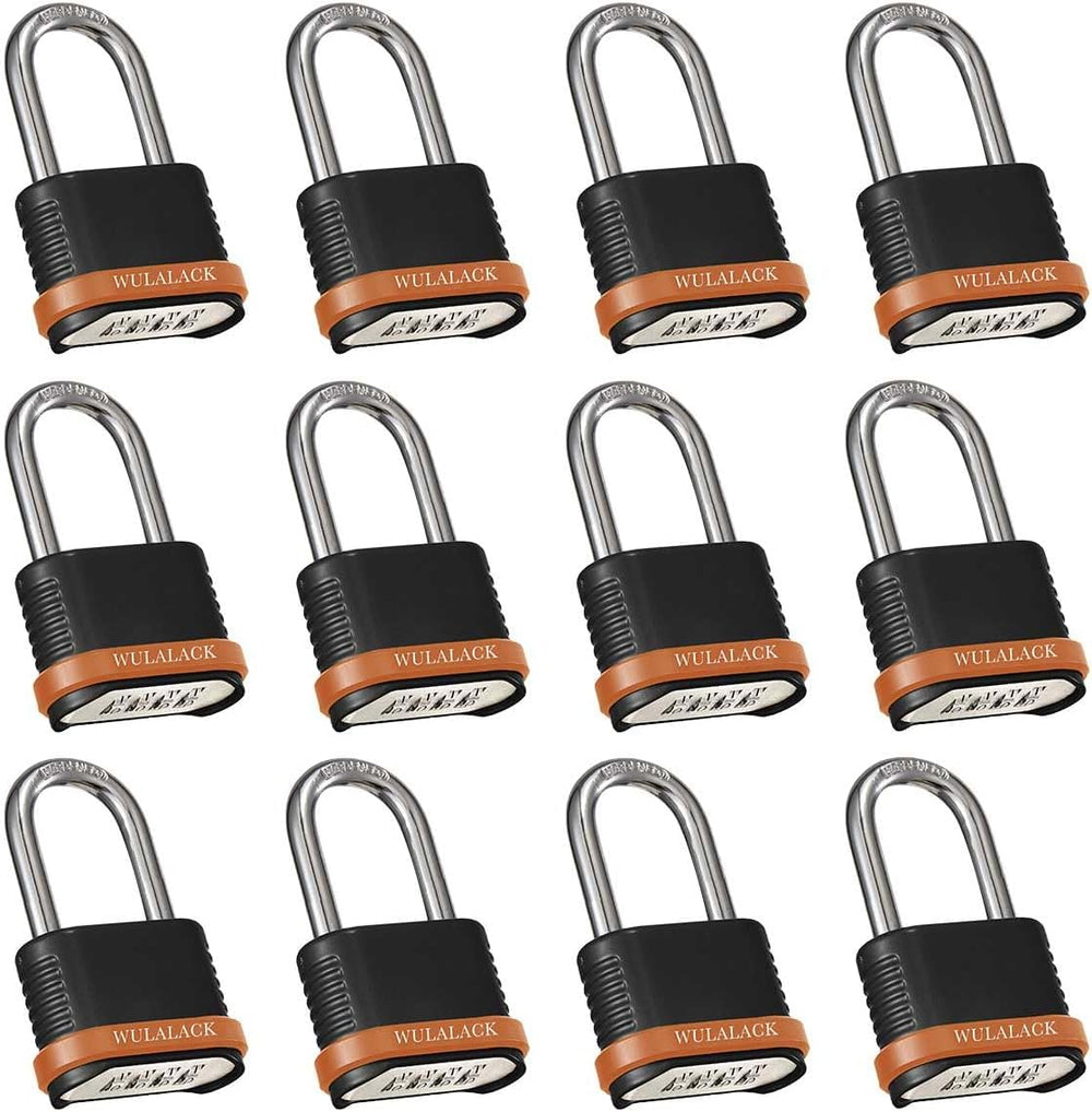 WULALACK Heavy Duty Combination Lock, Combo Lock for Outdoor Fence or Shed, R...