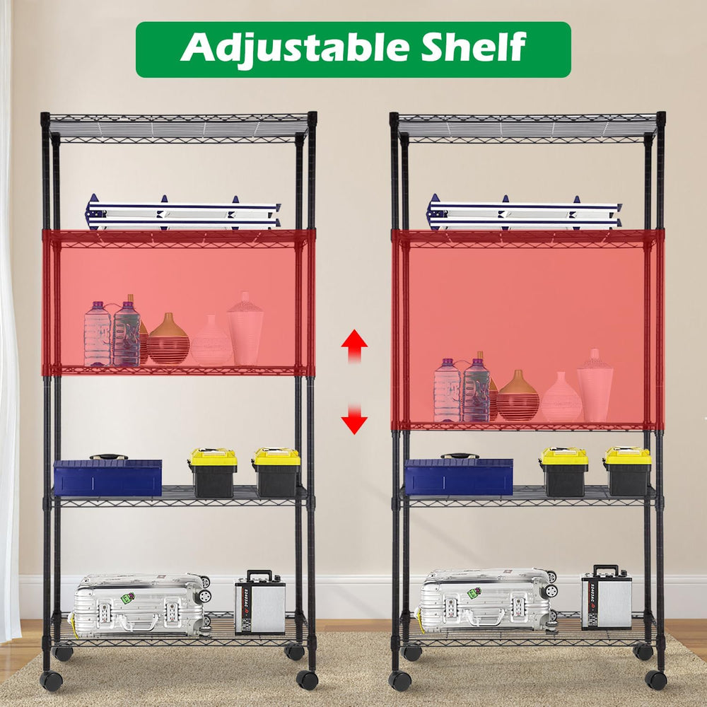 BestOffice 14"x30"x60" Commercial Storage Shelves Heavy Duty S...