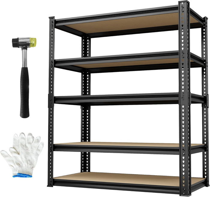 Durstruct Storage Shelves 5 Tier Adjustable Garage Shelving 2400LBS